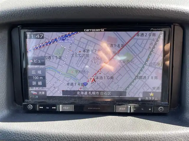 トヨタ プロボックス ワゴン F エクストラパッケージ LTD 道央・札幌 2010(平22)年 11.3万km シルバーマイカM ・4WD/・社外ナビ/SD&CD&DVD&BT&フルセグTV&HDMI/・ABS/・パワーステアリング/・パワーウィンドウ/・電動格納ミラー/・ドアバイザー/・リモコンキー/・スペアキー/・純正フロアマット/・積込社外AW付冬タイヤ(175/65/R14)
