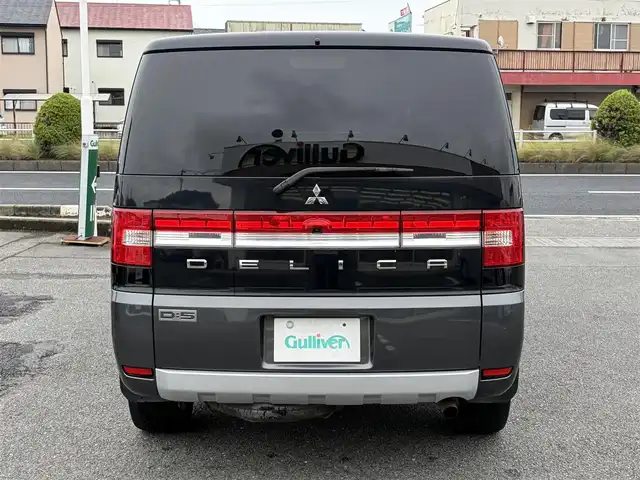 三菱 デリカＤ：５ G－Navi package 三重県 2008(平20)年 11.6万km ディープブラックマイカ ♪４WD/純正ナビ　/　・DVD再生・CD録音・TV/♪バック/左サイドカメラ/♪クルーズコントロール/♪パドルシフト/♪左側パワースライドドア/♪2WD/4WD切り替えスイッチ/♪キーレス/♪HIDヘッドライト/♪オートライト/♪革調シートカバー/♪革巻きステアリング/♪ステアリングスイッチ/♪電動格納ミラー/♪ウィンカーミラー/♪フロアマット/♪リアガラスフィルム施工/♪ドアバイザー/♪スペアタイヤ/♪横滑り防止機能(ASC)
