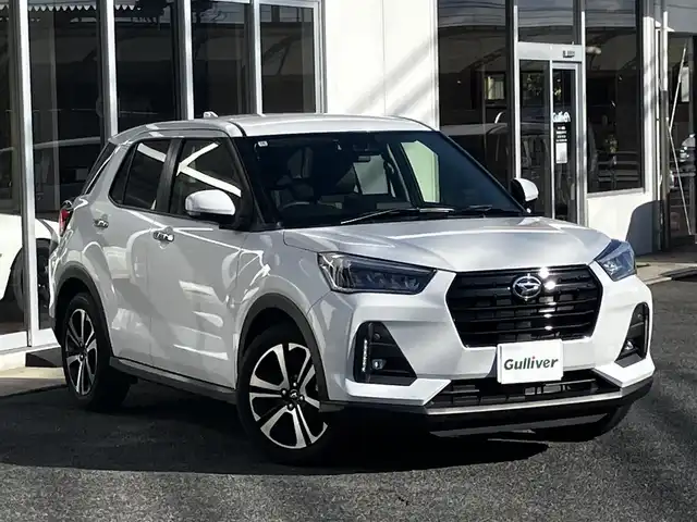 ダイハツ ロッキー プレミアム G 山口県 2024(令6)年 0.9万km シャイニングホワイトパール 社外メモリーナビ/＆フルセグTV＆バックカメラ/フロアマット/純正LEDヘッドライト/純正フォグランプ(前後)/純正17インチアルミ/スマートキー/エンジンプッシュスタート/クルーズコントロール