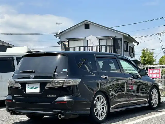 ホンダ オデッセイ アブソルート 静岡県 2012(平24)年 9.1万km プレミアムスパークルブラックパール ユーザー買取車両/純正HDDナビ/　【DVD/BT/TV】/純正LEDライト/3列シート/バックカメラ/ETC/シフトノブ/ハーフレザー/スペアキー/USB端子