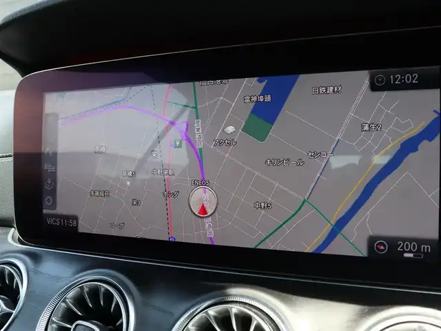 メルセデス・ベンツ Ｅ２００ カブリオレ スポーツ 宮城県 2018(平30)年 3万km オブシディアンブラック レザーパッケージ/・本革シート(ナッパレザー/赤黒)/・ブルメスター/・エアバランスパッケージ/・エアキャップ/・エアスカーフ/AMGラインパッケージ/アダプティブクルーズコントロール/インテリジェントライトシステム/アダプティブレーンキープアシスト/ブラインドスポットモニター/ヘッドアップディスプレイ/パドルシフト/メモリ付パワーシート(DN席)/シートヒーター(DN席)/純正HDDナビ(BT/USB/フルセグTV)/360°カメラ/純正19AW/ETC/キーレスゴー/パドルシフト/ステアリングスイッチ/禁煙車