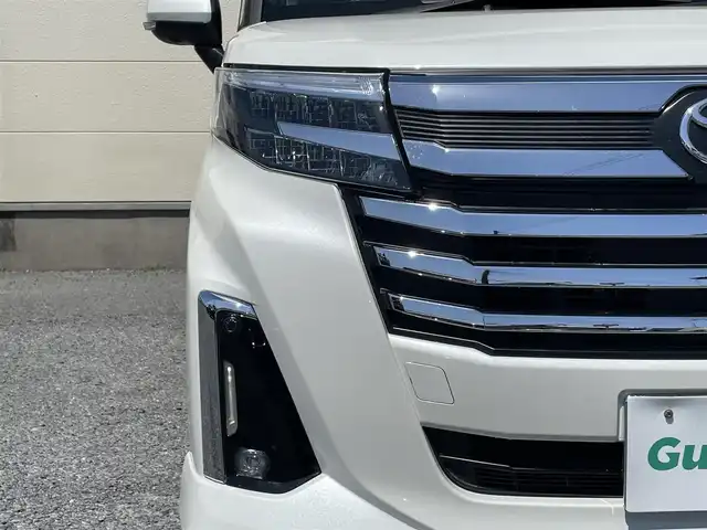 トヨタ ルーミー カスタムG 茨城県 2024(令6)年 0.9万km パールホワイトⅢ ワンオーナー/革巻きステアリング/ステアリングスイッチ/レーダークルーズコントロール/LEDヘッドライト/電子式パーキング/両側パワースライドドア/ETC/社外ナビ/パノラミックビューカメラ/フロアマット/プッシュスタート