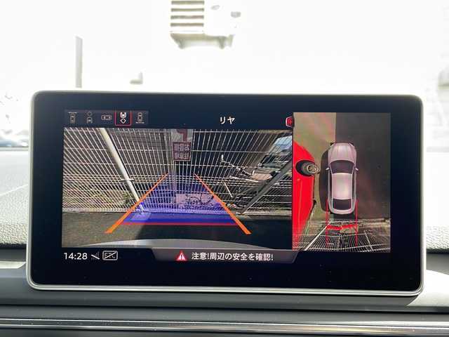 アウディ Ａ５ SB 45TFSIクワトロ スポーツ 道央・札幌 2018(平30)年 2.5万km グレイシアホワイトメタリック 4WD/純正ナビ/　(フルセグTV/AM/AM/CD/DVD/SD/AUX/BT)/全周囲カメラ/電動パーキング/オートブレーキホールド/前席パワーシート/前席シートヒーター/ステアリングスイッチ/パーキングアシスト/ドライブモード選択/前後コーナーセンサー/クルーズコントロール/パワーバックドア/純正アルミホイール/ETC2.0/スペアキー