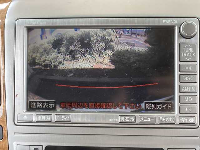 トヨタ アルファード Ｇ MZ Gエディション 東京都 2006(平18)年 16万km ホワイトパールマイカ 純正ナビゲーション/DVD再生、MD再生/バックカメラ/フリップダウンモニター/サンルーフ/クルーズコントロール/社外ホイール/ETC/レザーシート/純正フロアマット/パワーシート/ABS/横滑り防止機能/オートライト/パワースライドドア