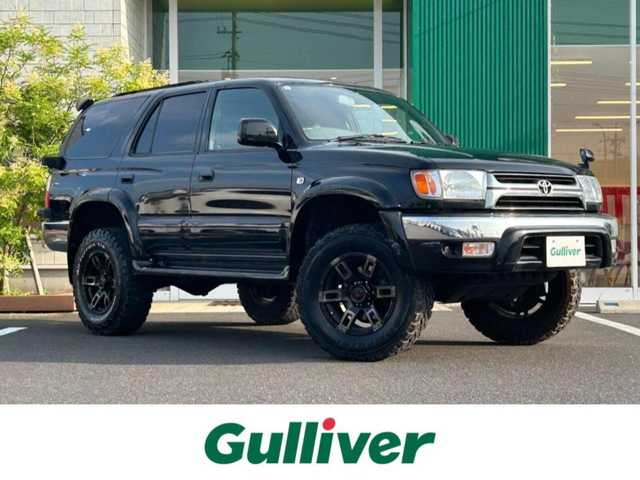 トヨタ ハイラックス サーフ SSR－X 岡山県 2001(平13)年 14.9万km 黒 ワンセグテレビ/バックカメラ/ETC/社外アルミホイール/BT/パートタイム4WD