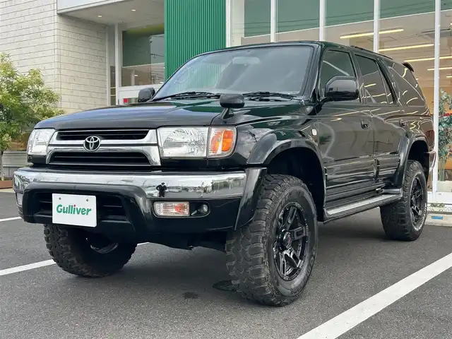 トヨタ ハイラックス サーフ SSR－X 岡山県 2001(平13)年 14.9万km 黒 ワンセグテレビ/バックカメラ/ETC/社外アルミホイール/BT/パートタイム4WD