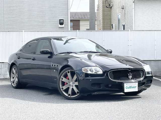 マセラティ クワトロポルテ スポーツGT S 栃木県 2008(平20)年 5.3万km 黒 純正ナビ（CD/TV）/パワーシート/シートヒーター/赤革シート/バックカメラ/ETC/純正20inAW/コーナーセンサー/リアパワーウインドウ対策済/保証書/取扱説明書