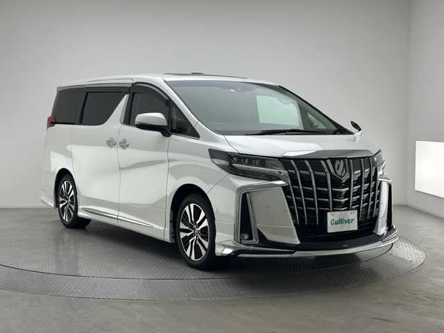 トヨタ アルファード S Cパッケージ 兵庫県 2023(令5)年 3.8万km ホワイトパールクリスタルシャイン サンルーフ/モデリスタスポイラー(F.S.R)/純正メモリナビ(CD/DVD/USB/フルセグ/Bluetooth/miracast)/純正フリップダウンモニター/バックカメラ/デジタルインナーミラー/ブラインドスポットモニター/パワーシート(D+N席)/シートヒーター(D+N席)/エアシート(D+N席)/ステアリングヒーター/レザーシート/両側パワースライドドア/パワーバックドア/純正18インチアルミホイール/社外フロアマット/コーナーセンサー/オートライト/オートマチックハイビーム/レーンキープアシスト/ビルトインETC/LEDヘッドライト/LEDフォグライト/OPスペアタイヤ