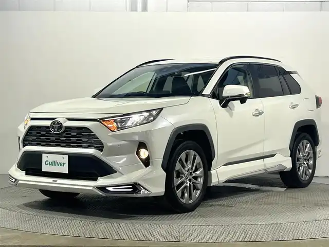 トヨタ ＲＡＶ４ G Zパッケージ 大阪府 2020(令2)年 4.3万km ホワイトパールクリスタルシャイン モデリスタエアロ 黒革シート ALPINEナビTV バックカメラ デジタルインナーミラー パワーシート/ヒーター ステアリングヒーター 電動リアゲート レーダークルコン 衝突軽減ブレーキ レーンアシスト ブラインドSM