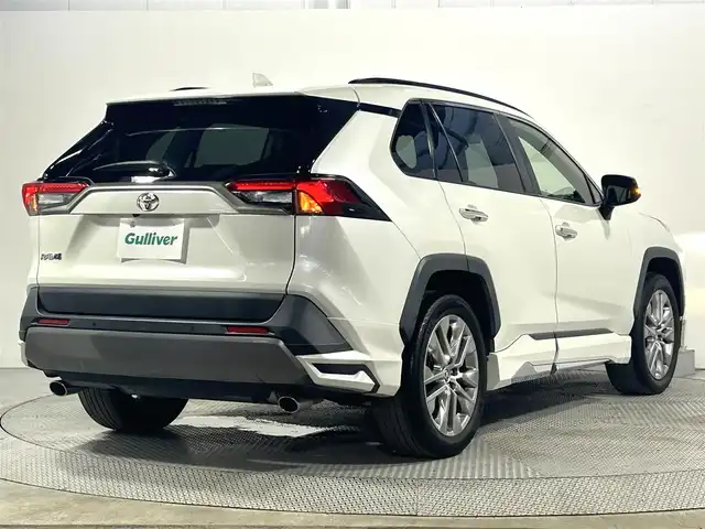 トヨタ ＲＡＶ４ G Zパッケージ 大阪府 2020(令2)年 4.3万km ホワイトパールクリスタルシャイン モデリスタエアロ 黒革シート ALPINEナビTV バックカメラ デジタルインナーミラー パワーシート/ヒーター ステアリングヒーター 電動リアゲート レーダークルコン 衝突軽減ブレーキ レーンアシスト ブラインドSM