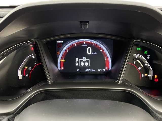 ホンダ シビック タイプR 愛知県 2017(平29)年 5.5万km クリスタルブラックパール 純正７インチナビ/（AppleCarPlay/Bluetooth/DVD再生//ミュージックラック/CD再生）/バックカメラ/ビルトインETC/クルーズコントロール/アイドリングストップ/ドライブモードスイッチ/LEDヘッドランプ/オートライト/20インチ純正アルミホイール/Brembo赤キャリパー/デジタルメーター/ダウンサス/電子パーキングブレーキ/オートホールド/エアロパーツ/保証書/取扱説明書/スペアキー