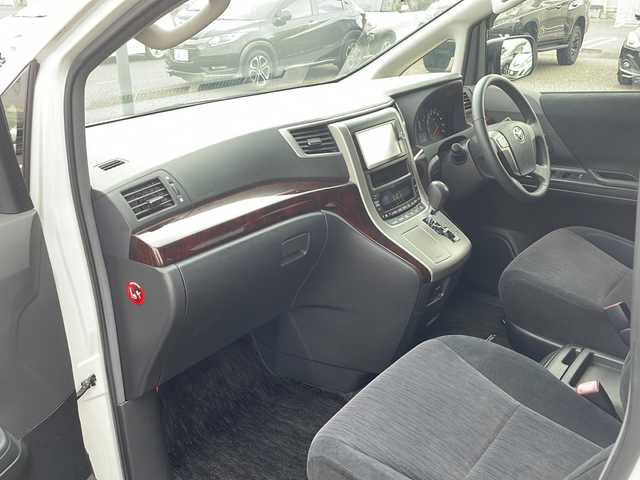 トヨタ ヴェルファイア 2．4Z 島根県 2012(平24)年 7.5万km ホワイトパールクリスタルシャイン 純正ナビ/フルセグTV/両側パワースライドドア/バックカメラ/ビルトインETC/クリアランスソナー/バックソナー/HIDヘッドランプ/オートライト/SRSエアバッグ/デュアルオートエアコン/ディンプル革巻きステアリングホイール/ダークグレートリコットシート/純正18インチアルミホイール/スマートキー/プッシュエンジンスタート/禁煙車