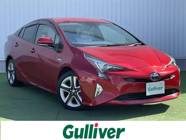 トヨタ プリウス A ツーリングセレクション 香川県 2018(平30)年 5.1万km エモーショナルレッド トヨタセーフティーセンス/・プリクラッシュ/・レーンディパーチャーアラート/・オートハイビーム/純正SDナビ/・CD/DVD/BT/DTV/バックカメラ/ホワイトレザーシート/シートヒーター/革巻きステアリング/ステアリングリモコン/レーダークルーズコントロール/LEDライト/LEDフォグライト/パーキングアシスト/クリアランスソナー/HUD/BSM/スマートキー/プッシュスタート
