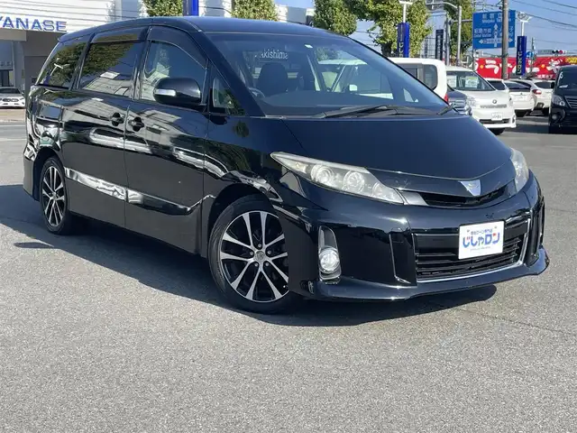 トヨタ エスティマ アエラス 東京都 2013(平25)年 8.7万km ブラック (株)IDOMが運営する【じしゃロン昭島店】の自社ローン専用車両になります。こちらは現金またはオートローンご利用時の価格です。自社ローンご希望の方は別途その旨お申付け下さい/ディーラーOPナビ/BT/SD/CD/DVD/フルセグTV/バックカメラ/エンジンスタートボタン/純正ETC/両側パワースライドドア/スマートキー/電動格納ミラー/純正フロアマット