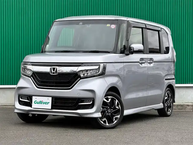 ホンダ Ｎ ＢＯＸ カスタム G L ターボ ホンダセンシング 宮城県 2018(平30)年 1.3万km ルナシルバーM AIS検査済み/登録時走行12148キロ/車検R7年6月20日まで/ホンダセンシング/●衝突軽減ブレーキ〈CMBS〉/●誤発進抑制機能/●後方誤発進抑制機能/●歩行者事故低減ステアリング/●路外逸脱抑制機能/●ACC〈アダプティブ・クルーズ・コントロール〉/●LKAS〈車線維持支援システム〉/●オートハイビーム/●先行車発進お知らせ機能/●標識認識機能/純正8インチSDナビ/フルセグTV/BT/CD/DVD/USB/バックカメラ/ETC/ドライブレコーダー/両側パワースライドドア/LEDヘッドライト/オートライト/ハーフレザーシート/パドルシフト/スマートキー×2/W/サイド/カーテンエアバック