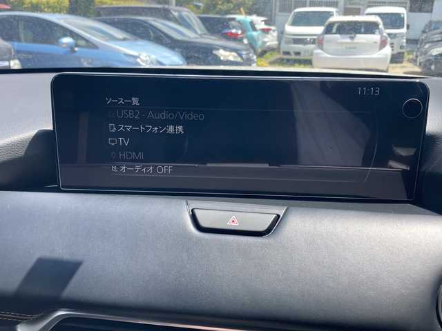 マツダ ＣＸ－６０ XD HV エクスクルーシブスポーツ 福島県 2022(令4)年 2.5万km ロジウムホワイトプレミアムメタリック ・４WD/・BOSEサウンド/・純正ディスプレイオーディオ/・BT/USB・フルセグ/・360°ビューモニター/・ETC/・ドライブレコーダー/・i-ACTIVSENSE/・アドバンスト・スマート・シティ・ブレーキ・サポート/・レーンキープアシスト/・レーダークルーズコントロール/・クリアランスソナー/・横滑り防止装置/・ブラインドスポットモニタリング/・アイドリングストップ/・ハイビーム・コントロール・システム/・アダプティブ・フロントライティング・システム/・LEDヘッドライト/・オートライト/・パワーバックドア/・レザーシート/・全席シートヒーター/・D+N席シートエアコン/・D+N席パワーシート/・ステアリングヒーター/・置くだけ充電/・100V電源/・純正20インチAW/・純正フロアマット/・プッシュスタート/・スマートキー/・スペアキー/・保証書