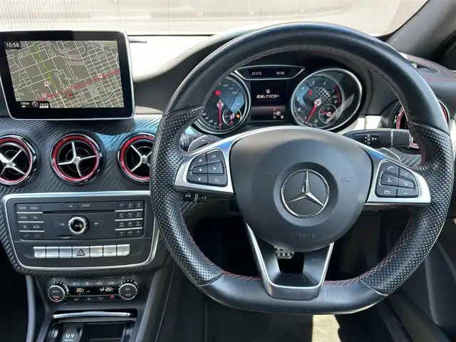 メルセデス・ベンツ Ａ２５０ シュポルト 4MATIC 道東・釧路十勝 2016(平28)年 4.7万km カルサイトホワイト AMGレザーエクスクルーシブパッケージ/レーダーセーフティーパッケージ/ディストロニック/純正ナビ/TV/CD/BT/黒革/シートヒーター(前席)/メモリ付きパワーシート(前席)/パノラミックスライディングルーフ/バックカメラ/コーナーセンサー(前後)/harman/kardon/LEDヘッドライト/オートライト/パドルシフト/純正フロアマット/純正18インチAW/ETC