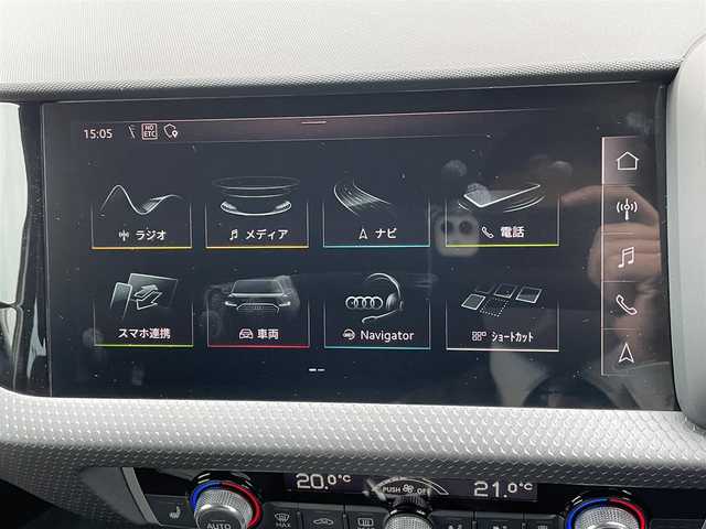 アウディ Ａ１ SB 35TFSI アドバンスド 香川県 2019(令1)年 2.3万km グレイシアホワイトメタリック 純正ナビ（BT、フルセグTV）/Bカメラ/前後コーナーセンサー/バーチャルコクピット/シートヒーター　前席/レーンキープアシスト/アダクティブクルーズコントロール/スマートキー