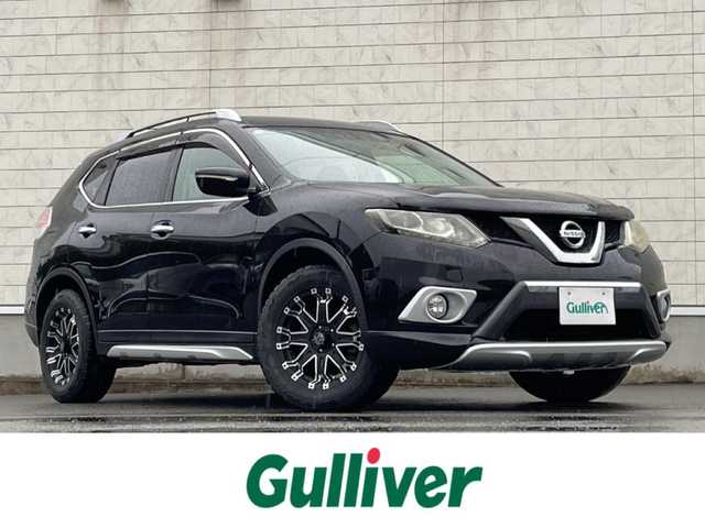 日産 エクストレイル 20X エクストリーマーX 山形県 2014(平26)年 7.8万km ダイヤモンドブラック ４WD/アルパイン9インチSDナビ/FM/AM/DVD/CD/Bluetooth/アイドリングストップ/横滑り防止装置/盗難防止装置/社外17インチAW/前席ヒートヒータ/ETC/3列シート/フォグランプ/LEDライト/AUTOライト/ダブルエアバック/保証書/取扱説明書