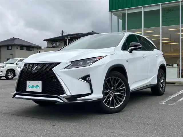 レクサス ＲＸ 300 Fスポーツ 静岡県 2018(平30)年 4万km ホワイトノーヴァガラスフレーク エンジンスタートボタン/スマートキー/アイドリングストップ/ワンオーナー/パワーウィンドウ/パワーステアリング/100V充電/オートエアコン/クルーズコントロール/ETC2.0/USB入力端子/バックカメラ/純正ナビ（CD.DVD.BT.ワンセグ）/純正フロアマット/純正アルミホイール/電動リアゲート/D席N席パワーシート/D席N席シートヒーター/D席N席エアシート/ABS/横滑り防止装置/コーナーセンサー前後/レーンキープアシスト/オートライト/オートマチックハイビーム/W+サイドエアバック/カーテンエアバック/衝突軽減システム