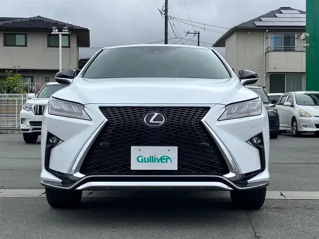 レクサス ＲＸ 300 Fスポーツ 静岡県 2018(平30)年 4万km ホワイトノーヴァガラスフレーク エンジンスタートボタン/スマートキー/アイドリングストップ/ワンオーナー/パワーウィンドウ/パワーステアリング/100V充電/オートエアコン/クルーズコントロール/ETC2.0/USB入力端子/バックカメラ/純正ナビ（CD.DVD.BT.ワンセグ）/純正フロアマット/純正アルミホイール/電動リアゲート/D席N席パワーシート/D席N席シートヒーター/D席N席エアシート/ABS/横滑り防止装置/コーナーセンサー前後/レーンキープアシスト/オートライト/オートマチックハイビーム/W+サイドエアバック/カーテンエアバック/衝突軽減システム