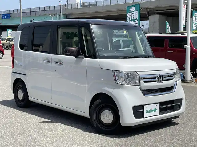 ホンダ Ｎ ＢＯＸ L コーディネートスタイル 石川県 2022(令4)年 1.2万km パールⅡ 純正8型メモリーナビ/フルセグTV/バックカメラ/LEDヘッドライト/スマートキー/プッシュスタート/電動ミラー/ホンダセンシング/レーダークルーズ/ETC/ドライブレコーダー/両側パワースライドドア/ブラウンルーフ/コーナーセンサー/保証書