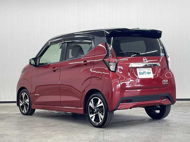 日産 デイズ HWS G ターボ プロパイロットED 長崎県 2019(令1)年 5.5万km スパークリングレッド/ブラック ワンオーナー/純正9インチナビ/（CD/DVD/Bluetooth/地デジ）/インテリジェントエマージェンシーブレーキ/プロパイロット/アラウンドビューモニター/ドライブレコーダー(前方)/電動パーキング/オートホールド/純正15インチアルミホイール/ETC/オートライト/LEDヘッドライト/フォグライト/アイドリングストップ/スタッドレスタイヤ(車内積み込み)/155/65/14