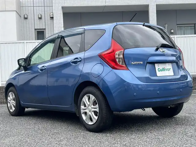 日産 ノート XVセレ +セーフ 愛知県 2015(平27)年 4.6万km シャイニングブルー ワンオーナー/純正SDナビ(FM/AM/CD/DVD/BT/USB/iPod/ワンセグ)/エマージェンシーブレーキ/車線逸脱警報/特別仕様車/アラウンドビューモニター/バックカメラ/コーナーセンサー/フォグランプ/電動格納ミラー/純正フロアマット/アイドリングストップ/ETC/プッシュスタート/スマートキー・スペアキー１本/ABS/取扱説明書・保証書