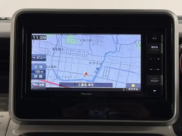 スズキ スペーシア HYBRID X 三重県 2020(令2)年 2.9万km オフブルーM マイルドハイブリッド/FF/インパネCVT/純正 7インチナビ AVIC-RWS901II/（CD/DVD/MSV/SD/FM/AM/TV/Bluetooth/iPod/USB/ドラレコ）/バックカメラ/両側パワースライドドア/ETC/スズキセーフティサポート/・デュアルセンサーブレーキサポート/・車線逸脱警報/・ふらつき警報/・リヤパーキングセンサー/・ハイビームアシスト/・先行車発進お知らせ/装備/・シートヒーター（D）/・オートエアコン/・オートライト/・プッシュスタート/・全ドアパワーウインドウ/・パワーステアリング/・純正ホイールキャップ＋14インチスチールホイール/・ナビ取/・スマートキーx1/など