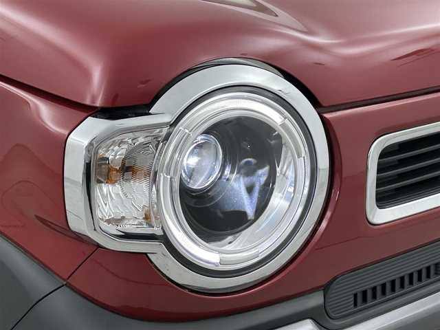 スズキ ハスラー HYBRID X 福岡県 2023(令5)年 0.1万km フェニックスレッドパール/ガンメタリック2トーンルーフ 純正９型ナビ（ＢＴ，フルセグＴＶ）　/全方位カメラ　/アダプティブクルーズコントロール　/コーナーセンサー　/衝突軽減ブレーキ　/レーンキープ　/アイドリングストップ　/シートヒーター　/ステアリングリモコン　/ＬＥＤ
