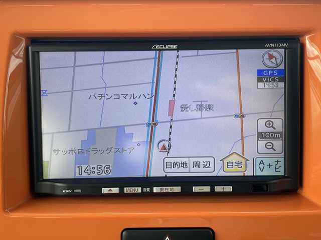 スズキ ハスラー X ターボ 道東・釧路十勝 2014(平26)年 2万km パッションオレンジマイカ/スペリアホワイト ・ワンオーナー	/・４WD	/・社外メモリーナビ/（CD・AM・FM）/・スマートキー　	/・プッシュスタート/・前後ドライブレコーダー/・レーダーブレーキサポート/・アイドリングストップ/・横滑り防止装置/・衝突被害軽減ブレーキ		/・グリップコントロール/・ヒルススタートアシスト/・ETC　/・運転席シートヒーター		/・社外15インチアルミホイール/・新車時保証書/・取扱説明書