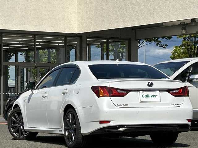 レクサス ＧＳ 450h Fスポーツ 宮城県 2012(平24)年 8.6万km ホワイトパールクリスタルシャイン 純正ナビ/AM・FM/CD/HDD/USB/Bluetooth/AUX/TV(フルセグ)/パワーシート(D席/N席)/シートヒーター/エアシート/シートメモリー/ドラレコ前後/パドルシフト/運転モード切替/リアガラスサンシェード/パーキングアシスト/リモートタッチノブ/アナログ時計/ETC/GPS探知機/ヘルプネットスイッチ