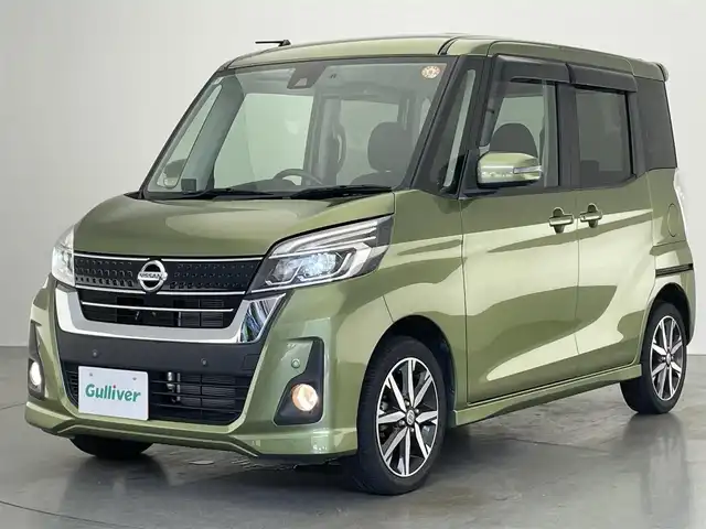 日産 デイズ ルークス ハイウェイスターX Gパッケージ 愛知県 2019(令1)年 5.2万km プレミアムオリーブメタリック 純正ナビ　フルセグＴＶ　Ｂｌｕｅｔｏｏｔｈ　全方位カメラ　両側パワースライドドア　コーナーセンサー　ＬＥＤオートライト　フォグランプ　前後ドラレコ　ＥＴＣ　プッシュスマート　オートハイビーム　禁煙車