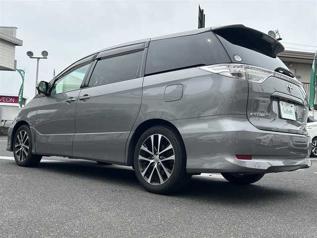 トヨタ エスティマ アエラス 岡山県 2015(平27)年 6.1万km アイスチタニウムマイカメタリック 登録時走行距離60414km/純正ナビ/（AM/FM/DISC/SD/TV/Bluetooth/DS)/純正フリップダウンモニター/前コーナーセンサー/クルーズコントロール/両側パワースライドドア/オットマン/バックカメラ/スペアキー×1/前ドライブレコーダー/プッシュスタート/スマートキー/レーダー探知機(ZERO 700v)/ビルトインETC/純正１８インチアルミホイール