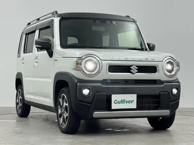スズキ ハスラー HYBRID X ターボ 愛知県 2022(令4)年 5.2万km ピュアホワイトパール/ガンメタリック2トーン ・純正9インチナビ/・Bluetooth/・全方位カメラ/・フルセグTV/・スズキセーフティーサポート/・衝突被害軽減システム//クルーズコントロール/・レーンキープアシスト/・コーナーセンサー/・横滑り防止装置/・オートライト/・LEDヘッドライト/・LEDフォグランプ/・シートヒーター/・パドルシフト/・純正AW/・ETC/・プッシュスタート/・スマートキー/・スペアキー