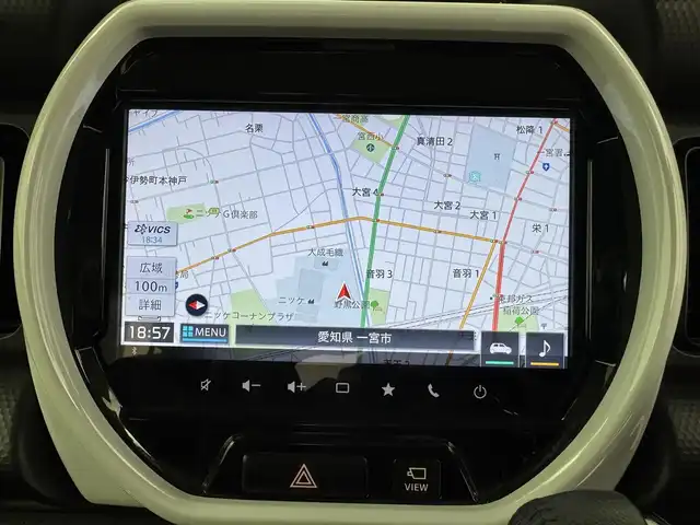 スズキ ハスラー HYBRID X ターボ 愛知県 2022(令4)年 5.2万km ピュアホワイトパール/ガンメタリック2トーン ・純正9インチナビ/・Bluetooth/・全方位カメラ/・フルセグTV/・スズキセーフティーサポート/・衝突被害軽減システム//クルーズコントロール/・レーンキープアシスト/・コーナーセンサー/・横滑り防止装置/・オートライト/・LEDヘッドライト/・LEDフォグランプ/・シートヒーター/・パドルシフト/・純正AW/・ETC/・プッシュスタート/・スマートキー/・スペアキー