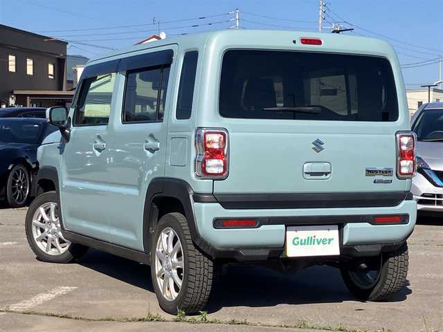 スズキ ハスラー HYBRID X 道南・函館 2021(令3)年 4.1万km オフブルーM ・ワンオーナー/・デュアルカメラブレーキサポート/・純正メモリナビ/・フルセグTV/・エンジンスターター/・純正AWノーマルタイヤ積込/・前席シートヒーター/・LEDヘッドライト/・スマートキー/・エンジンプッシュスタート