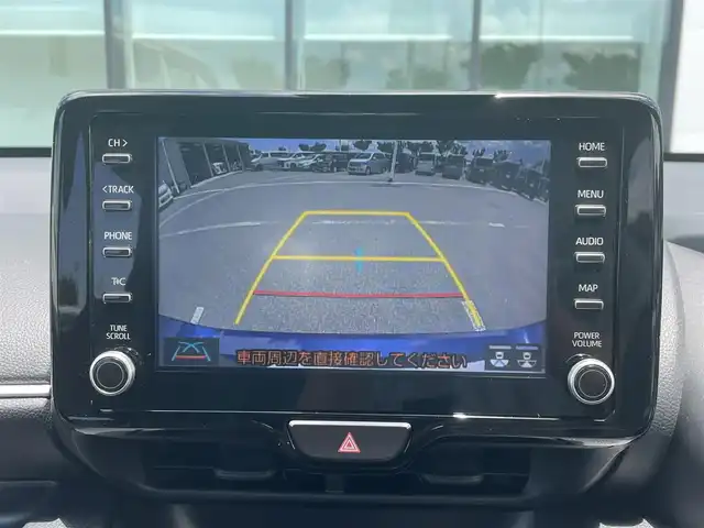 トヨタ ヤリス Z 和歌山県 2023(令5)年 0.9万km ダークブルーマイカM 革巻きステアリング/ステアリングヒーター/ステアリングスイッチ/8インチ純正DAナビ機能あり/バックカメラ/フルセグテレビ/BSM/レーダークルーズコントロール/シートヒーター/コーナーセンサー/LEDヘッドライト/ドライブレコーダー/ETC/モデリスタ製アルミホイール/トヨタセーフティセンス
