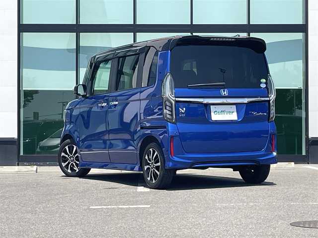 ホンダ Ｎ ＢＯＸ カスタム G L ホンダセンシング 和歌山県 2020(令2)年 3万km ブリリアントスポーティブルーメタリック2トーン 純正8インチ（VXU-２０７NBi)/バックカメラ/フルセグTV/衝突軽減ブレーキ/レーンキープアシスト/レーダークルーズコントロール/後方コーナーセンサー/横滑り防止/オートライト/片側パワスラ/前席シートヒーター/ビルトインETC/前後ドラレコ/純正フロアマット/純正14インチアルミ/LEDヘッドライト/フォグランプ/プッシュスタート/ドアバイザー/後席サンシェード
