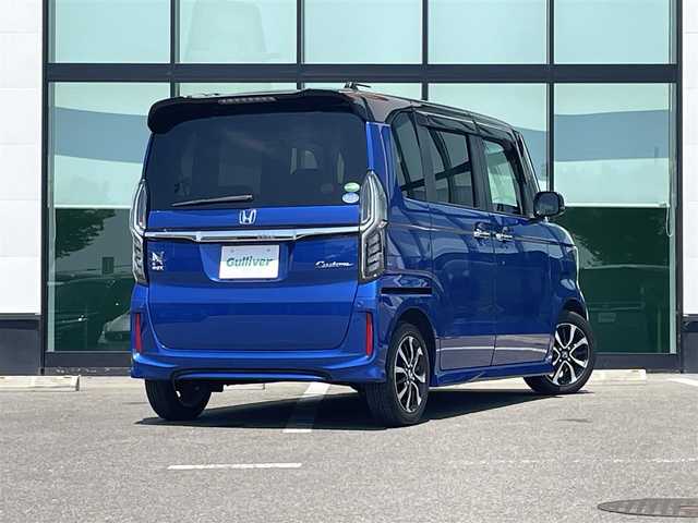ホンダ Ｎ ＢＯＸ カスタム G L ホンダセンシング 和歌山県 2020(令2)年 3万km ブリリアントスポーティブルーメタリック2トーン 純正8インチ（VXU-２０７NBi)/バックカメラ/フルセグTV/衝突軽減ブレーキ/レーンキープアシスト/レーダークルーズコントロール/後方コーナーセンサー/横滑り防止/オートライト/片側パワスラ/前席シートヒーター/ビルトインETC/前後ドラレコ/純正フロアマット/純正14インチアルミ/LEDヘッドライト/フォグランプ/プッシュスタート/ドアバイザー/後席サンシェード