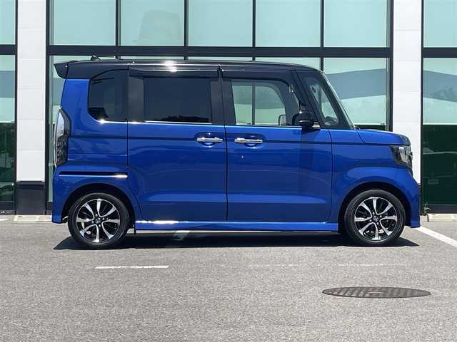 ホンダ Ｎ ＢＯＸ カスタム G L ホンダセンシング 和歌山県 2020(令2)年 3万km ブリリアントスポーティブルーメタリック2トーン 純正8インチ（VXU-２０７NBi)/バックカメラ/フルセグTV/衝突軽減ブレーキ/レーンキープアシスト/レーダークルーズコントロール/後方コーナーセンサー/横滑り防止/オートライト/片側パワスラ/前席シートヒーター/ビルトインETC/前後ドラレコ/純正フロアマット/純正14インチアルミ/LEDヘッドライト/フォグランプ/プッシュスタート/ドアバイザー/後席サンシェード
