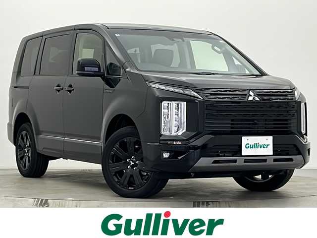 三菱 デリカＤ：５ シャモニー 宮城県 2025(令7)年 0.1千km ブラックダイヤモンド 登録済未使用車/4WD/両側パワースライドドア/全方位カメラ/レザーシート/パワーシート/ステアリングヒーター/レーダークルーズコントロール/パドルシフト/プッシュスタート/スマートキー/スペアキー/オートライト/オートマチックハイビーム/LEDヘッドライト/フォグランプ