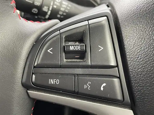 スズキ スペーシア カスタム HYBRID XS 富山県 2021(令3)年 2.2万km ブルーイッシュブラックパール3 社外ナビ（AM/FM/CD/DVD/BT）/フルセグTV/バックカメラ/両側パワースライドドア/アダプティブクルーズコントロール/衝突被害軽減ブレーキ/レーンキープアシスト/LEDヘッドライト/オートライト/コーナーセンサー前後/ハーフレザーシート/D席シートヒーター/スマートキー×２/プッシュスタート/アイドリングストップ/社外フロアマット