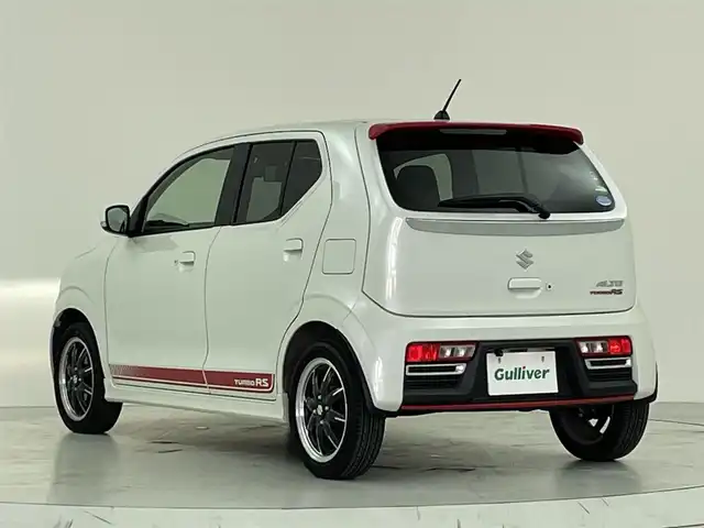 スズキ アルト ターボRS 大阪府 2016(平28)年 3.6万km パールホワイト 衝突軽減ブレーキ/　・誤発進抑制機能/社外ナビ/　Bluetooth/フルセグ/AM/FM/CD/DVD/バックカメラ/LEDライト/オートライト/フォグランプ/パドルシフト/アイドリングストップ/横滑り防止装置/MTモード付AT/スマートキー/ETC