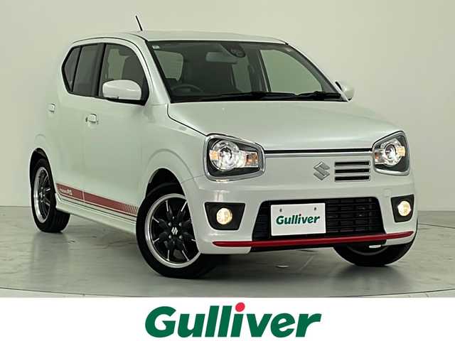 スズキ アルト ターボRS 大阪府 2016(平28)年 3.6万km パールホワイト 衝突軽減ブレーキ/　・誤発進抑制機能/社外ナビ/　Bluetooth/フルセグ/AM/FM/CD/DVD/バックカメラ/LEDライト/オートライト/フォグランプ/パドルシフト/アイドリングストップ/横滑り防止装置/MTモード付AT/スマートキー/ETC