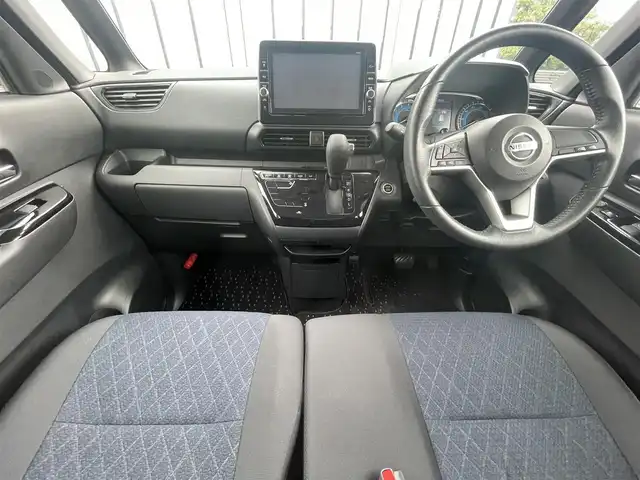 日産 ルークス ハイウェイスター Gターボ 大阪府 2021(令3)年 2.2万km フローズンバニラパール エマージェンシーブレーキ　/純正メモリー9インチナビ/　フルセグTV/CD/DVD/BT/MSV/アラウンドビューモニター　/後方コーナーセンサー/ハンズフリー両側電動パワースライドドア/レーンキープアシスト/アイドリングストップ/オートマチックハイビーム　/ターボ車　/前方ドライブレコーダー/純正15インチアルミホイール/純正フロアマット/プッシュスタート/スマートキー/ビルトインETC/LED