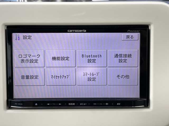 スズキ ラパン S 富山県 2019(令1)年 8.4万km フォーンベージュメタリック/ホワイト2トーンルーフ 禁煙車/バックカメラ/社外ナビ/電動格納ミラー/キセノンヘッドランプ（HID）/スマートキー/シートヒーター（運転席）/アイドリングストップ/ETC/プッシュスタート/純正フロアマット/本革巻きステアリング/盗難防止装置/衝突軽減システム/横滑り防止装置/ウッドパネル