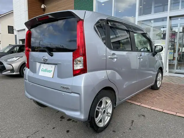 ダイハツ ムーヴ X リミテッドⅡ SAⅢ 道央・札幌 2023(令5)年 0.9万km ブライトシルバーメタリック 登録時走行距離8/549km/ワンオーナー/スマートアシストIII/オーディオ（CD/FM/AM）/アイドリングストップ/ドアバイザー/プッシュスタート/スペアキー×１/ベンチシート/純正フロアマット/シートヒーター（運転席）/横滑り防止装置/レーンキープアシスト/盗難防止装置/オートライト/オートマチックハイビーム/衝突軽減ブレーキ/ステアリングスイッチ/革巻きステアリング/PWRスイッチ/ヘッドライトレベライザー/電動格納ミラー/バニティミラー/積込夏タイヤ（純正AW/155/65/R14/23年製/溝6ｍｍ）