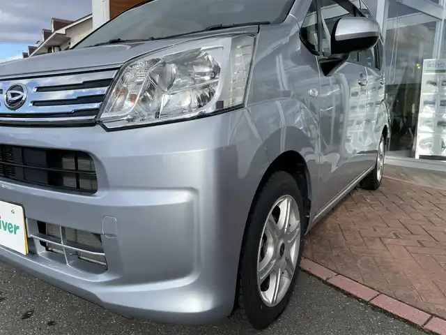 ダイハツ ムーヴ X リミテッドⅡ SAⅢ 道央・札幌 2023(令5)年 0.9万km ブライトシルバーメタリック 登録時走行距離8/549km/ワンオーナー/スマートアシストIII/オーディオ（CD/FM/AM）/アイドリングストップ/ドアバイザー/プッシュスタート/スペアキー×１/ベンチシート/純正フロアマット/シートヒーター（運転席）/横滑り防止装置/レーンキープアシスト/盗難防止装置/オートライト/オートマチックハイビーム/衝突軽減ブレーキ/ステアリングスイッチ/革巻きステアリング/PWRスイッチ/ヘッドライトレベライザー/電動格納ミラー/バニティミラー/積込夏タイヤ（純正AW/155/65/R14/23年製/溝6ｍｍ）