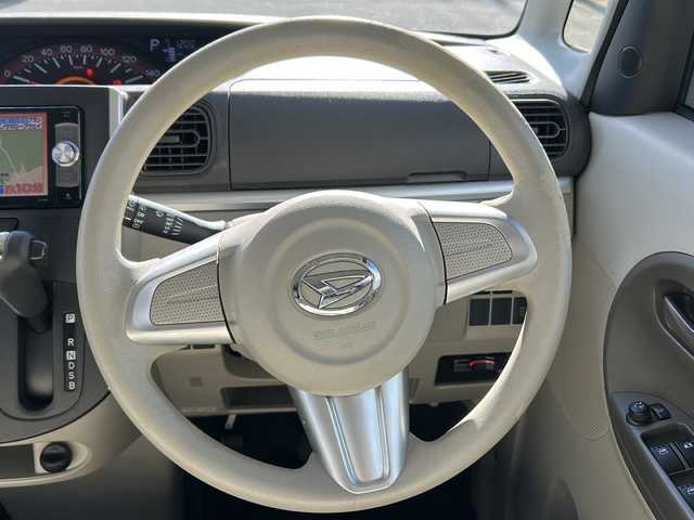 ダイハツ タント X 群馬県 2014(平26)年 7.4万km ライトローズマイカメタリック ワンオーナー/社外メモリナビ、TV、CD、DVD/ETC/両側パワースライドドア/純正フロアマット/ヘッドライトレベライザー/電動格納ミラー/アイドリングストップ/バイザー/スマートキー/エンジンスタートボタン/スペアキー/ダブルエアバック